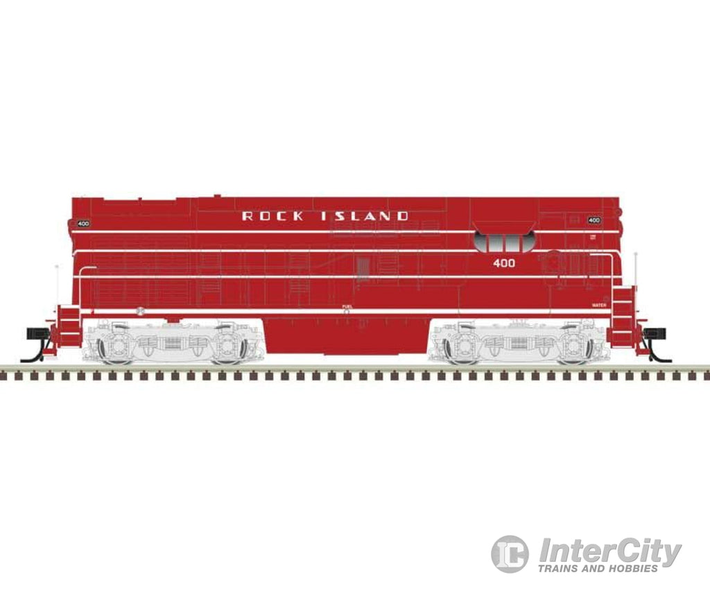 Atlas 40005527 Fairbanks-Morse H15-44 - Standard Dc Master(R) Silver -- Rock Island #401 (Red