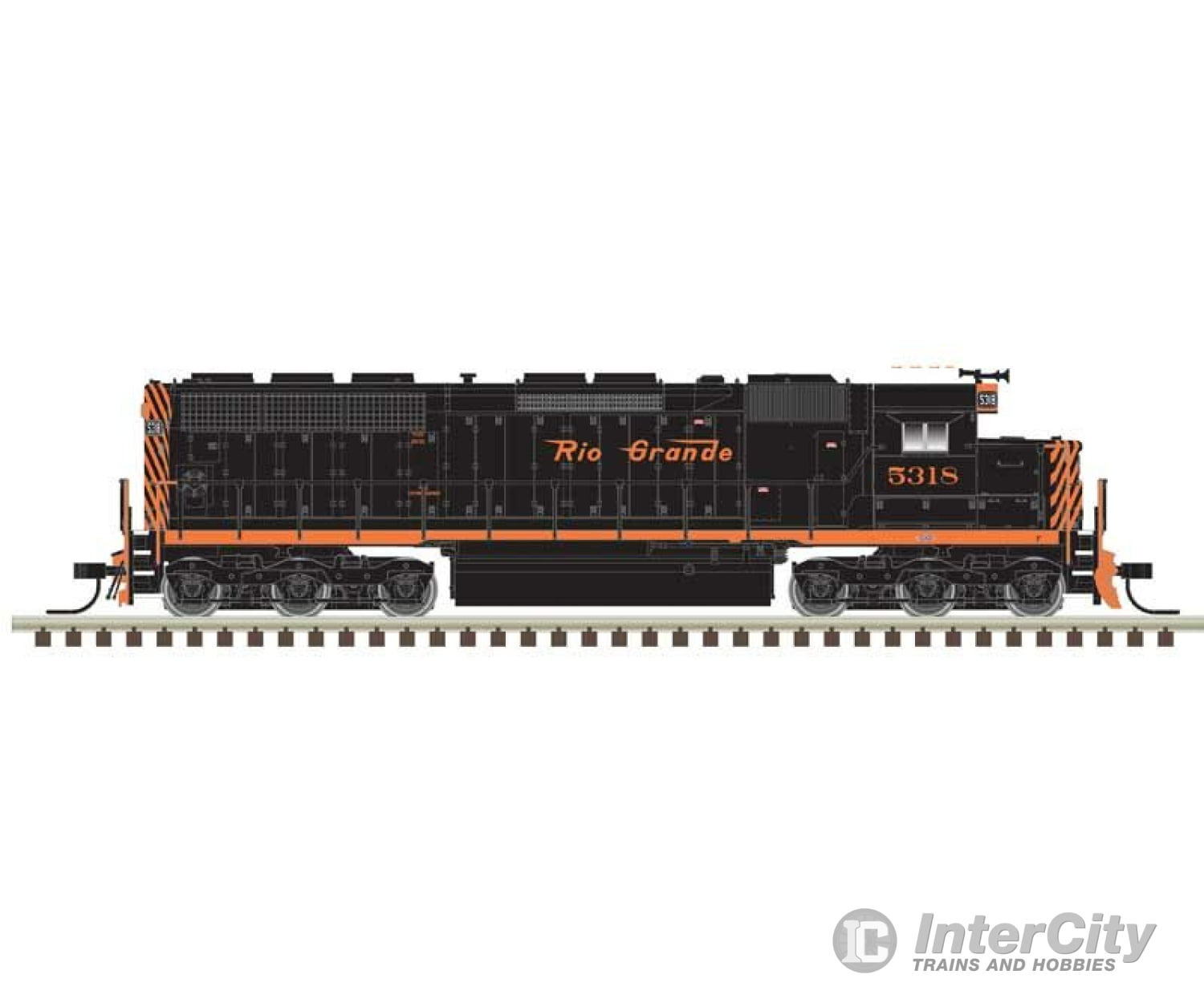 Atlas 40005597 Emd Sd45 Low Nose - Sound And Dcc Master(R) Gold -- Denver & Rio Grande Western #5318