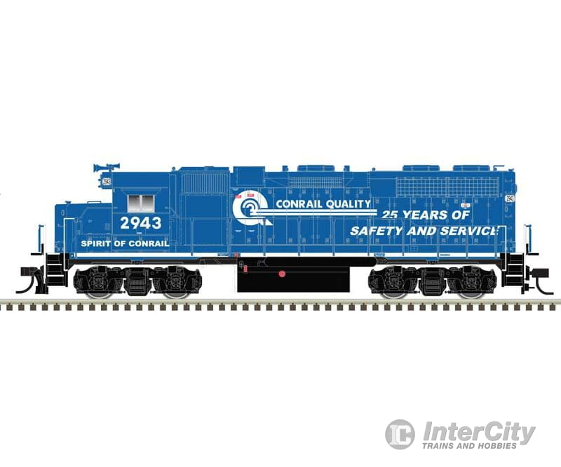 Atlas 40005604 Emd Gp38 Low Nose W/Dynamic Brakes - Standard Dc Master(R) Silver -- Conrail #2943