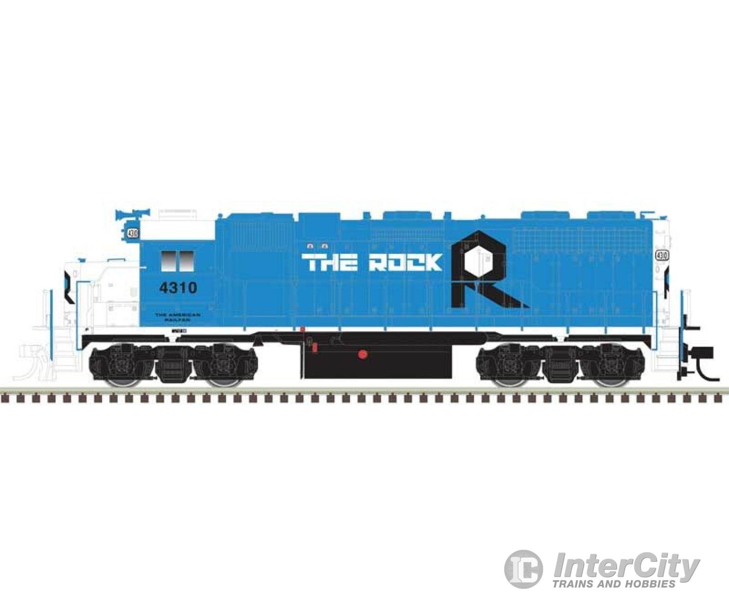 Atlas 40005611 Emd Gp38 Low Nose W/Dynamic Brakes - Standard Dc Master(R) Silver -- Rock Island Rail