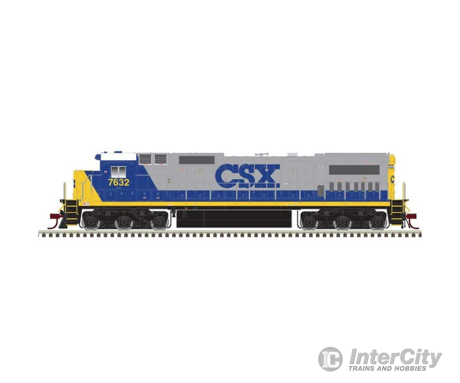 Atlas 40005644 Ge Dash 8-40C - Front Ditch Lights Standard Dc Master(R) -- Csx White Roof #7636