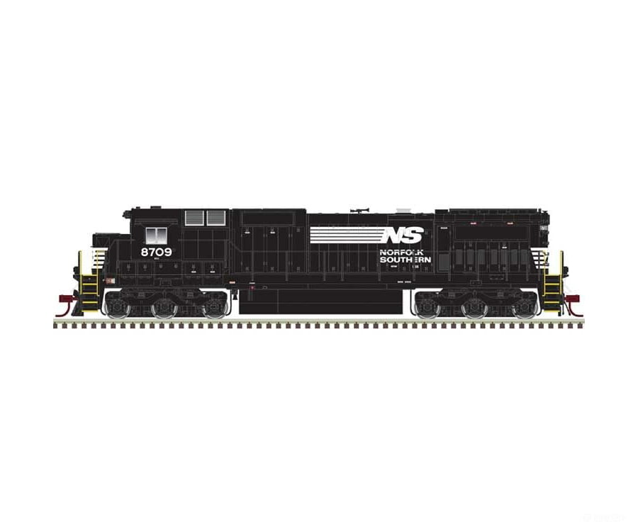Atlas 40005682 Ge Dash 8-40C - Front & Rear Ditch Lights Loksound Dcc Master(R) -- Norfolk Southern