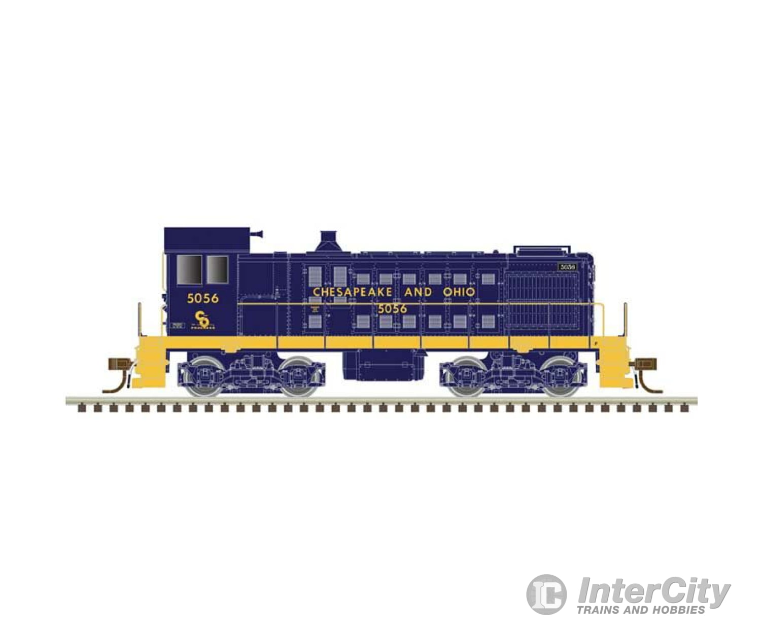 Atlas 40005698 Alco S2 - Standard Dc Master(R) -- Chesapeake & Ohio #9173 (Blue Yellow) Locomotives