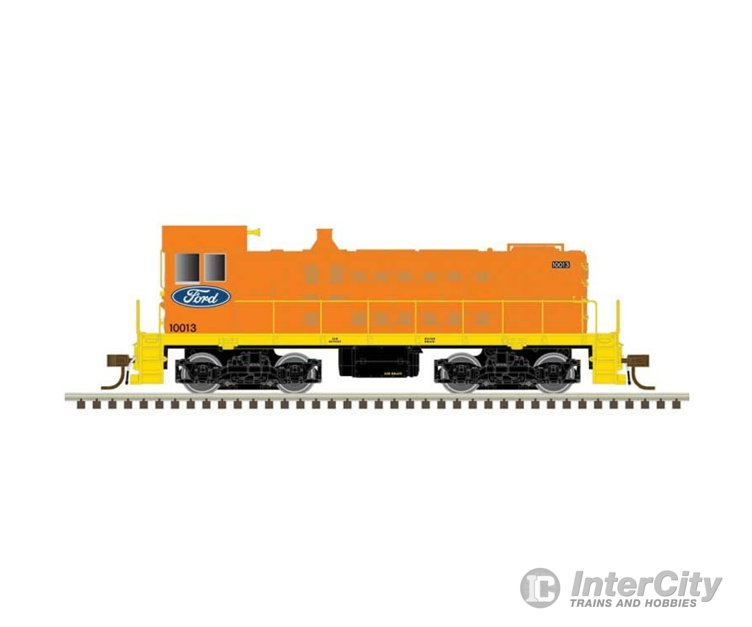 Atlas 40005707 Alco S2 - Standard Dc Master(R) -- Ford(R) #10013 (Orange Blue White) Locomotives &