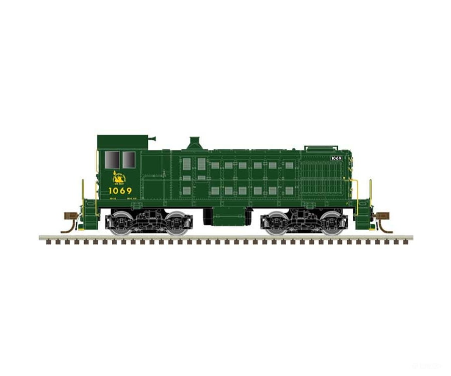 Atlas 40005716 Alco S2 W/Loksound & Dcc - Master(R) -- Central Railroad Of New Jersey #1069 (Green