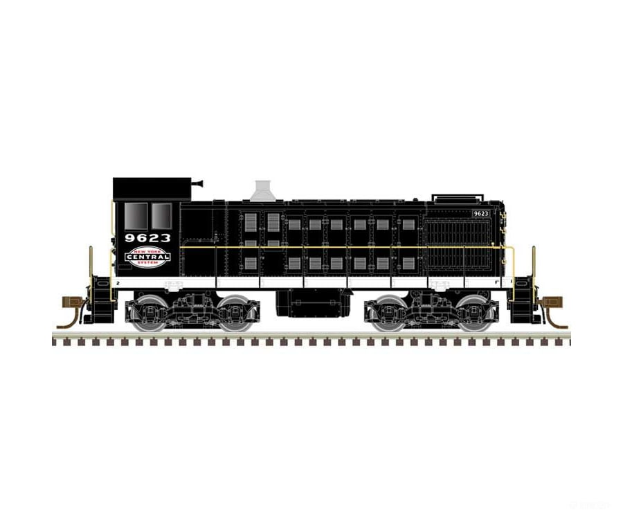 Atlas 40005724 Alco S2 W/Loksound & Dcc - Master(R) -- New York Central #9633 (Black White Red)