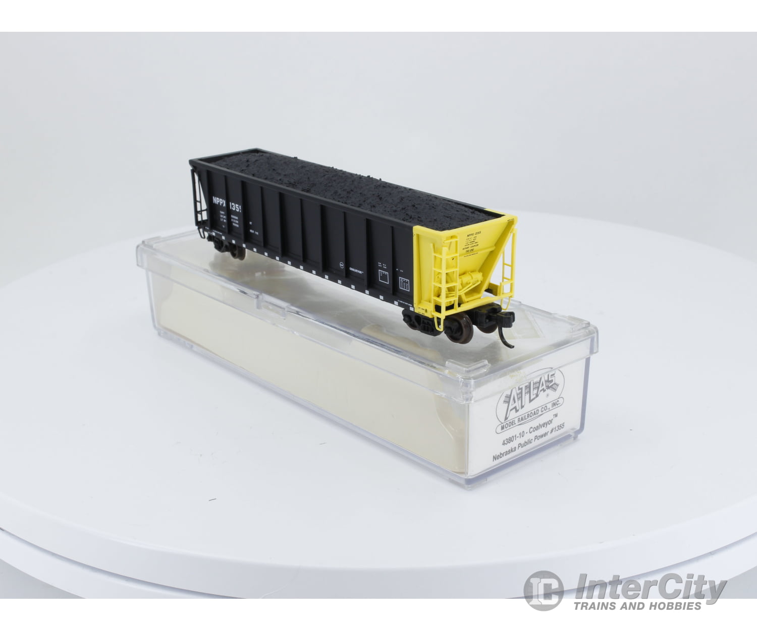 Atlas 43801-10 N Nebraska Public Power Coalveyor 1355 Freight Cars