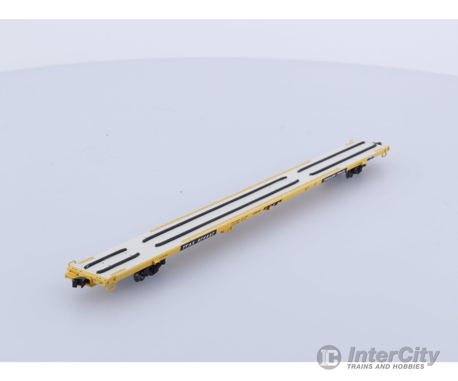 Atlas 50001048 N 89’4’’ Flat Car Mid/End Hitches American And Foundry (Acf/Acfx) 974437 Freight Cars