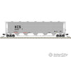 Atlas 50005680 Trinity Pd5000 Covered Hopper - Ready To Run -- Kansas City Southern #6000 (Gray