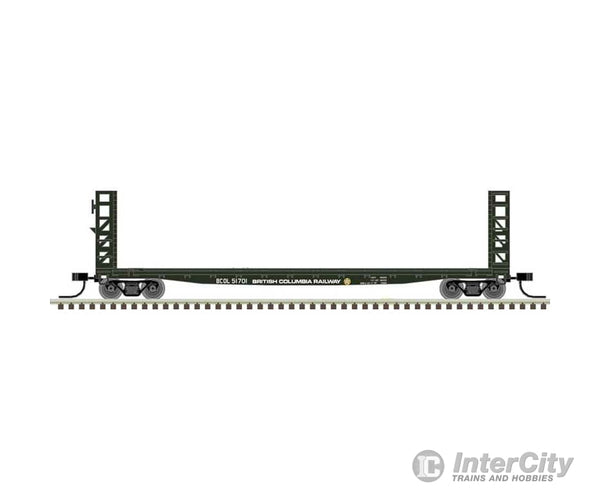 Atlas 50005788 Gsi-Gsc 48 Bulkhead Flatcar - Ready To Run Master(R) -- British Columbia Railway