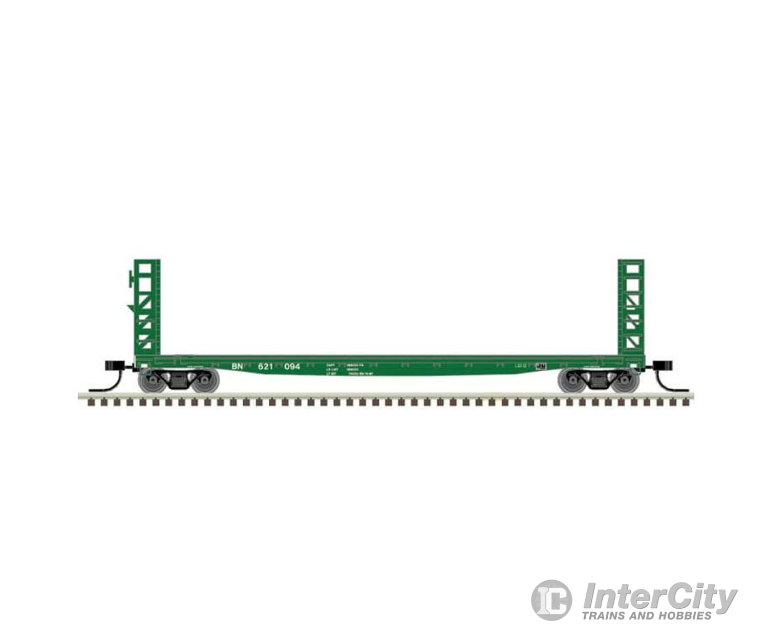 Atlas 50005789 Gsi-Gsc 48 Bulkhead Flatcar - Ready To Run Master(R) -- Burlington Northern 621058