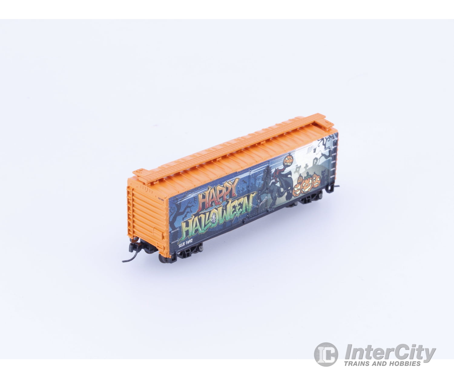 Atlas 50006041 N 40’ Plug Door Boxcar Halloween Special (SLLX) 1692 Freight Cars
