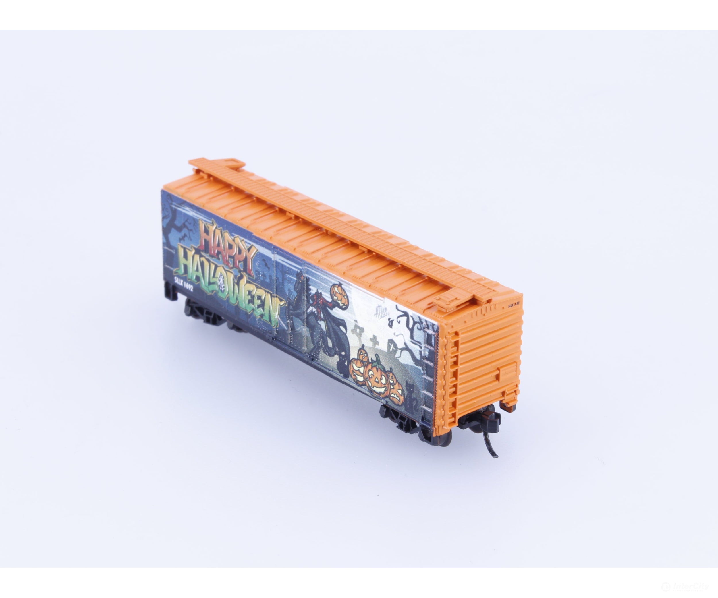 Atlas 50006041 N 40’ Plug Door Boxcar Halloween Special (SLLX) #2 1692 Freight Cars