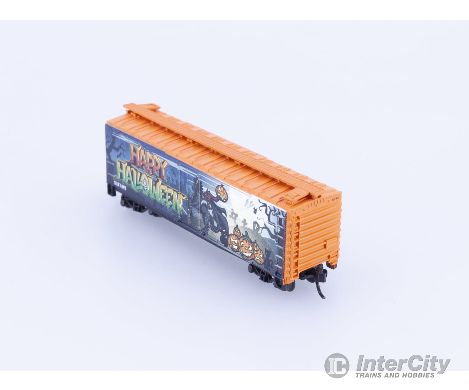 Atlas 50006041 N 40’ Plug Door Boxcar Halloween Special (SLLX) #2 1692 Freight Cars
