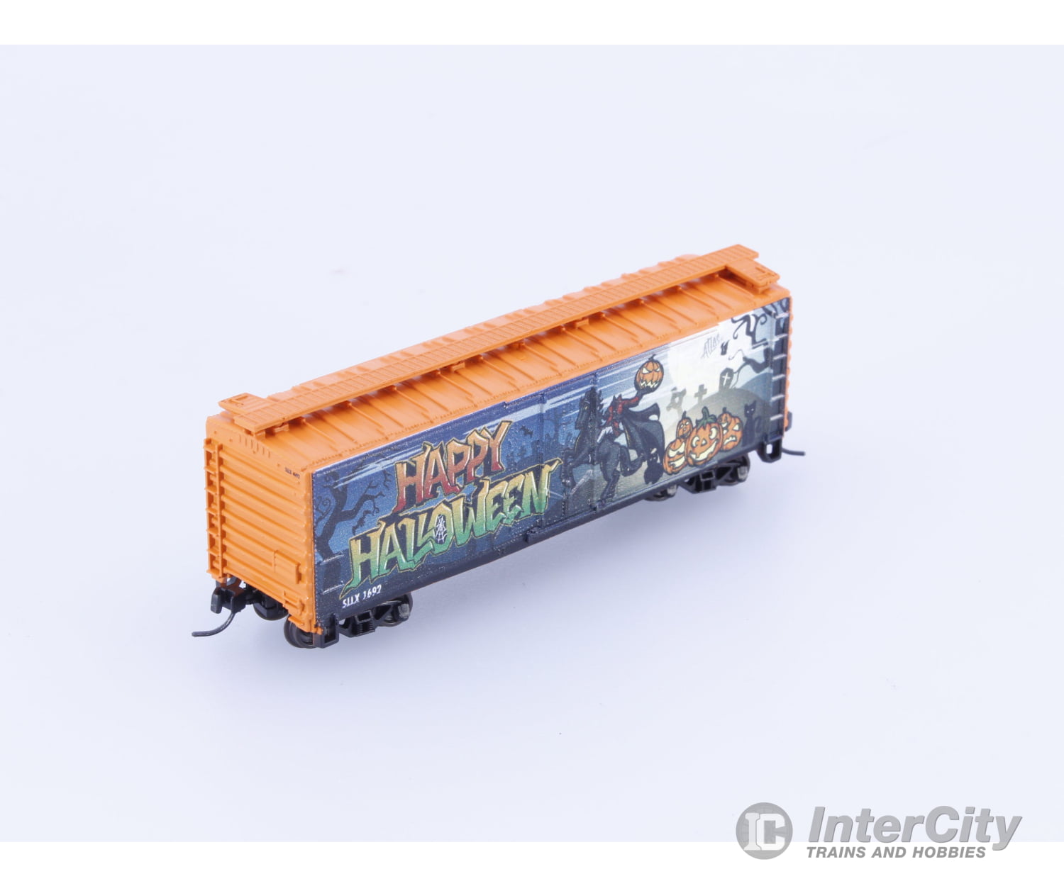 Atlas 50006041 N 40’ Plug Door Boxcar Halloween Special (SLLX) #2 1692 Freight Cars