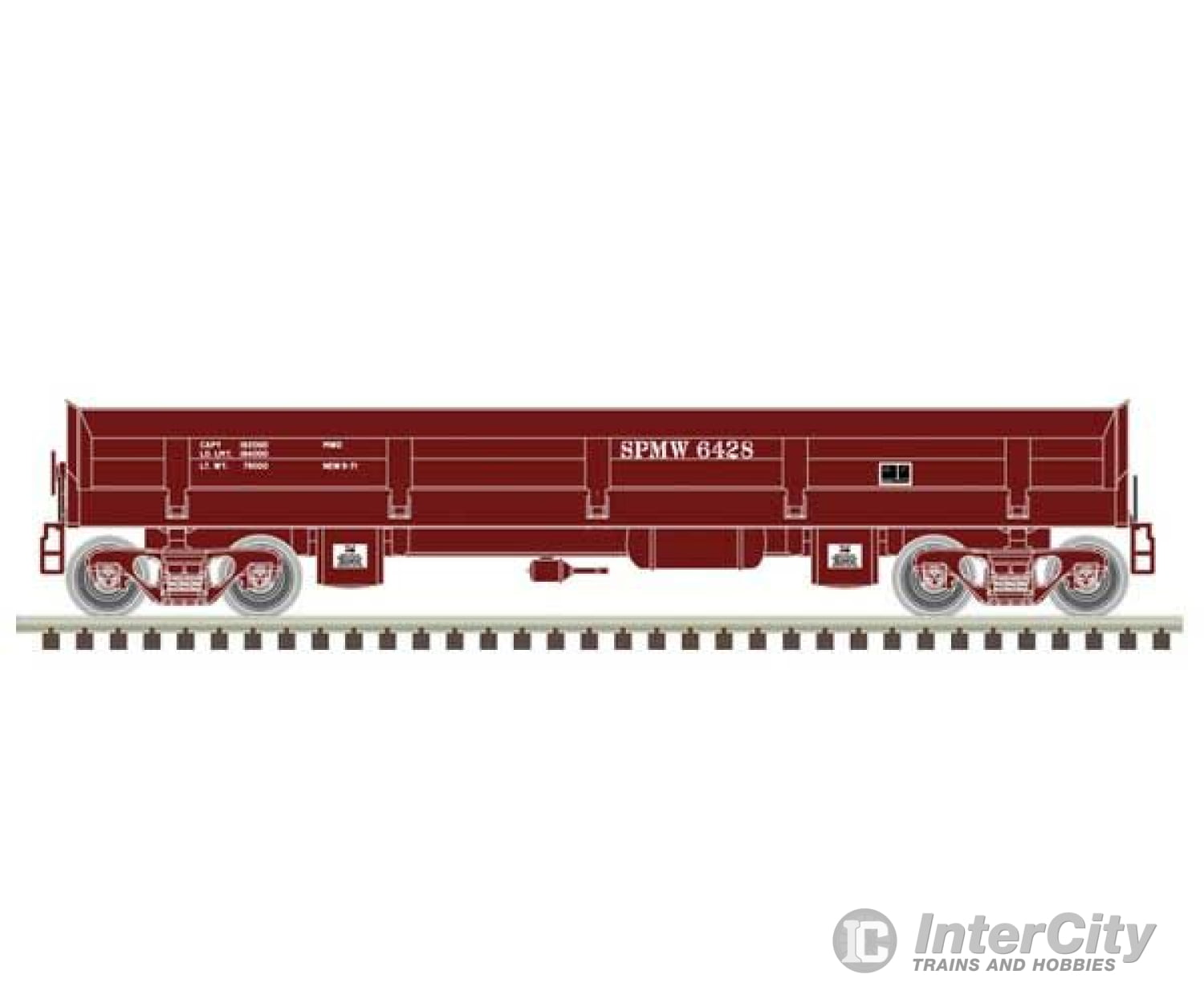 Atlas 50006062 Difco Side-Dump Car - Ready-To-Run Master(R) -- Southern Pacific 6408 (Boxcar Red)