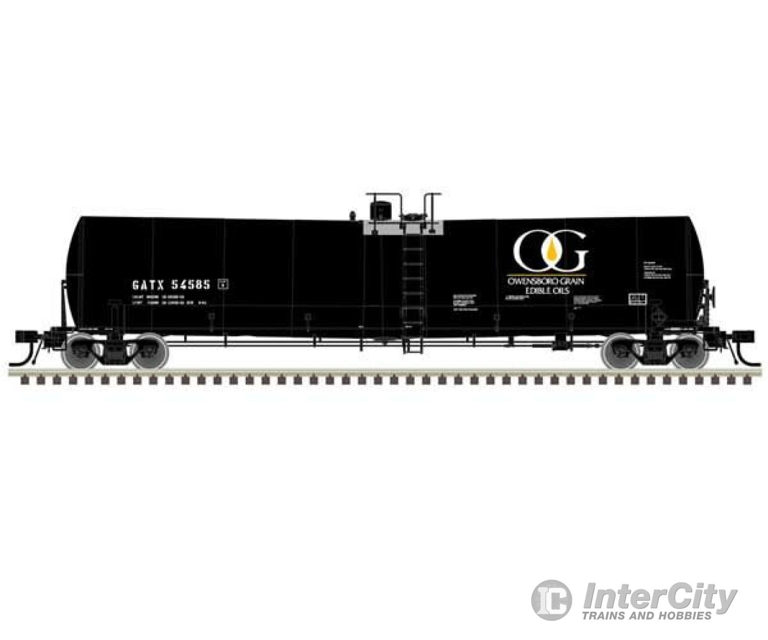 Atlas 50006176 Trinity 25 500-Gallon Tank Car 3-Pack - Ready To Run -- Owensboro Grain Gatx #54562