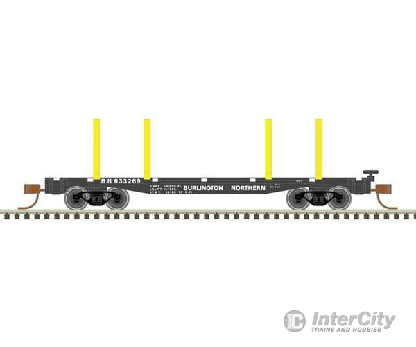Atlas 50006281 45 Logging Flatcar - Ready To Run Master(R) -- Burlington Northern #633269 (Black