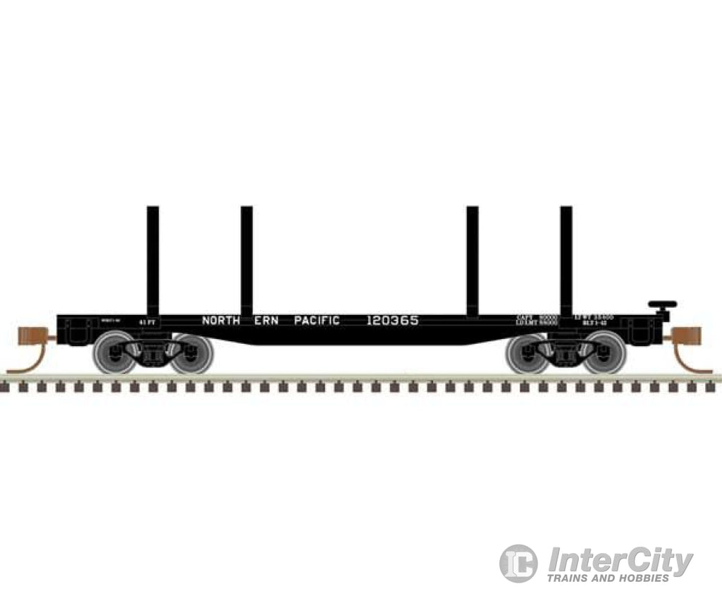 Atlas 50006292 45 Logging Flatcar - Ready To Run Master(R) -- Northern Pacific #120549 (Black White)