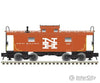 Atlas 50006321 Ne-6 Caboose - Ready To Run Master(R) -- New Haven #667 (Alpert Scheme Red White)