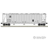 Atlas 50006335 General American 3500 Dry-Flo 3-Bay Covered Hopper - Ready To Run -- Santa Fe #300665