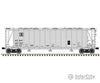 Atlas 50006337 General American 3500 Dry-Flo 3-Bay Covered Hopper - Ready To Run -- Santa Fe #300694