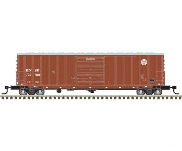 Atlas 50006352 Acf 50 Precision Design Rib-Side Boxcar - Ready To Run Master(R) -- Burlington
