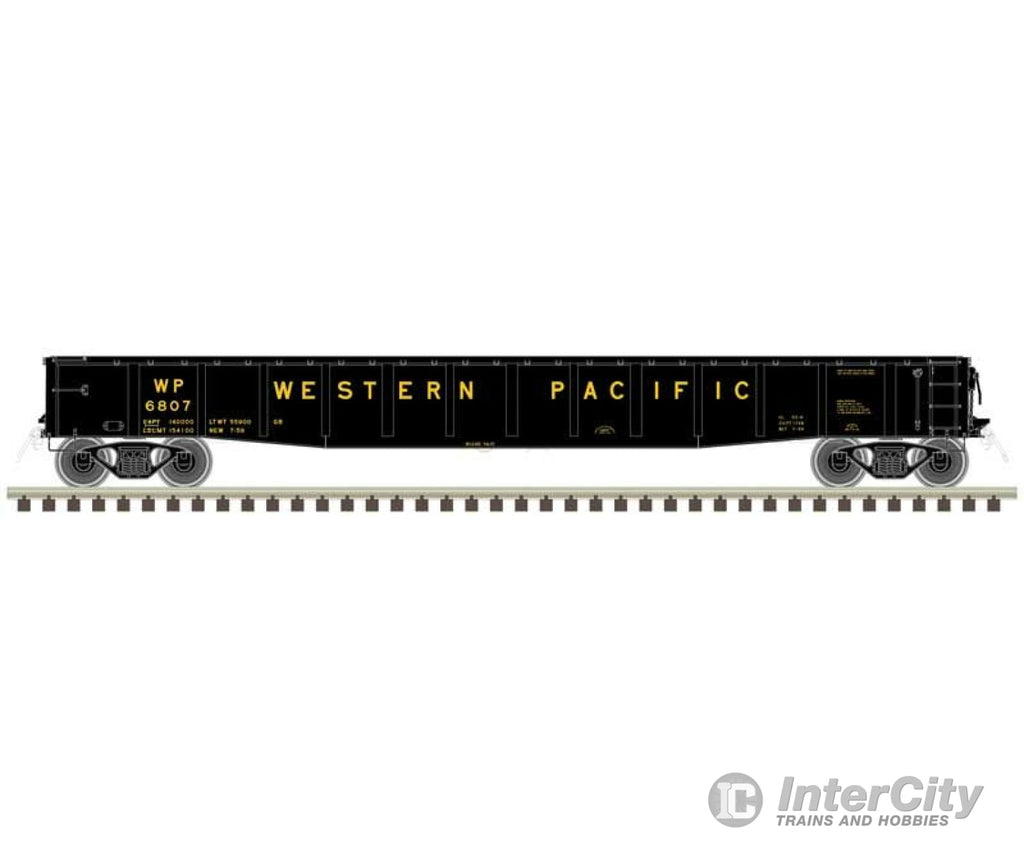 Atlas 50006420 Acf 70-Ton 52 Gondola - Ready To Run Master(R) -- Western Pacific #6807 (Black