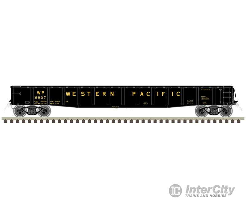 Atlas 50006422 Acf 70-Ton 52 Gondola - Ready To Run Master(R) -- Western Pacific #6821 (Black