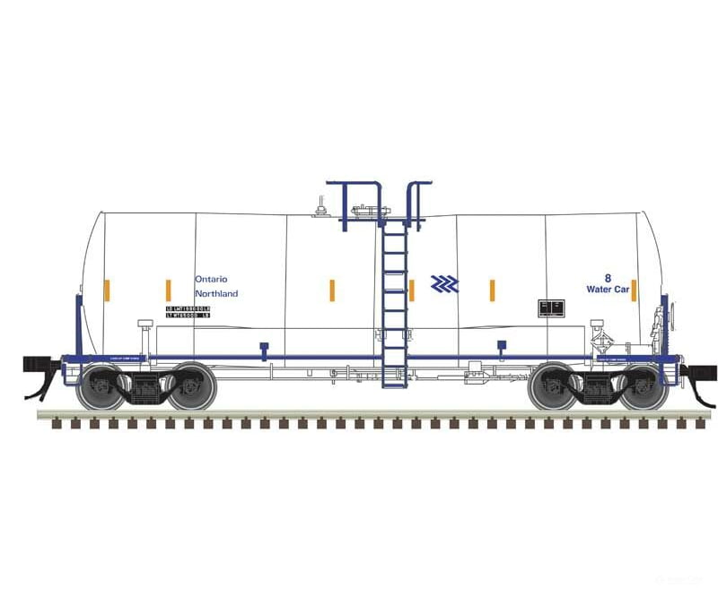 Atlas 50006466 Trinity 17 600-Gallon Corn Syrup Tank Car - Ready To Run -- Ontario Northland #8