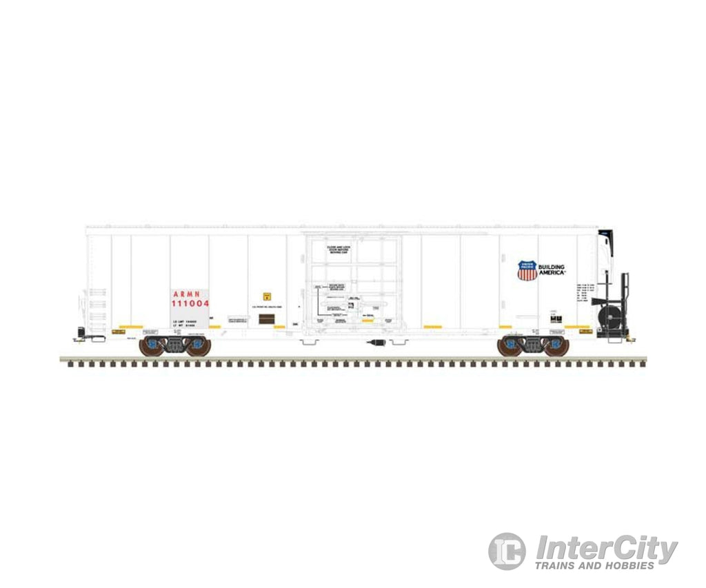 Atlas 50006553 Trinityrail(R) 64 Modern Reefer - Ready To Run -- Union Pacific #111004 (White Black