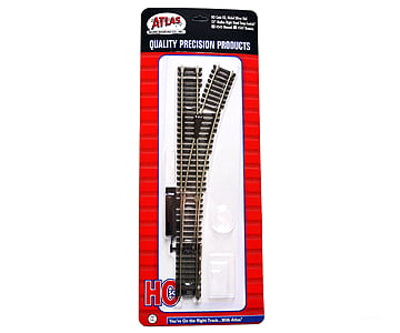 Atlas 545 Code 83 Snap-Switch(R) Manual Turnout -- 22 Radius Right Hand Track & Turnouts