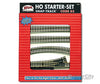 Atlas 588 Code 83 Nickel-Silver Snap-Track Set -- Starter Track & Turnouts