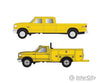 Atlas 60000150 1990S Ford(R) F-250 - F-350 Standard Cab Pickup Set Assembled -- Safety Yellow Cars &