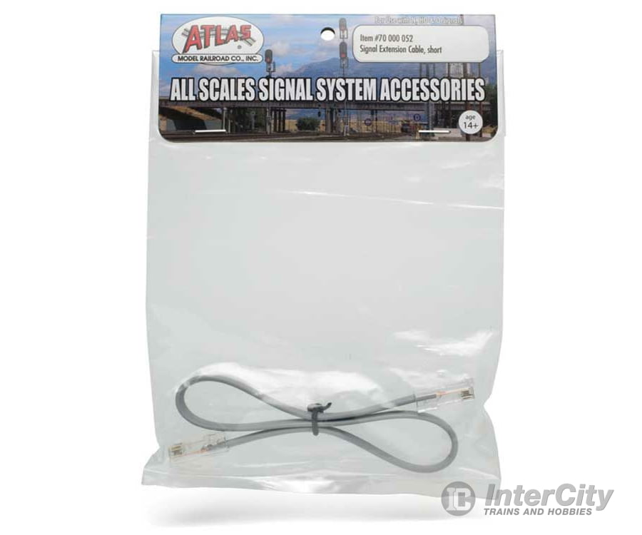 Atlas 70000052 Signal Extension Cable - All Scales System -- Short 12 30.5Cm Signals & Catenary