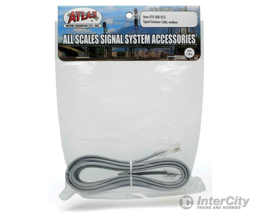 Atlas 70000053 Signal Extension Cable - All Scales System -- Medium 60 152Cm Signals & Catenary