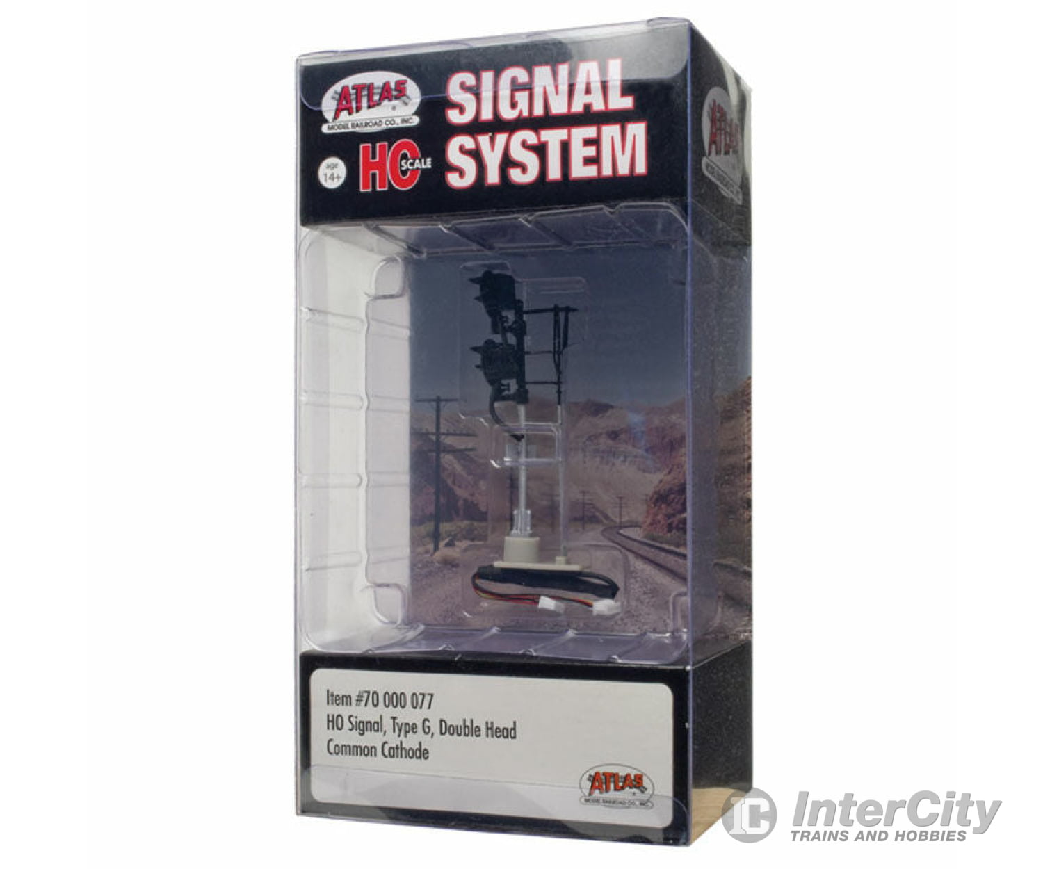 Atlas 70000077 All Scales Signal System -- Double-Head Type G Signals & Catenary