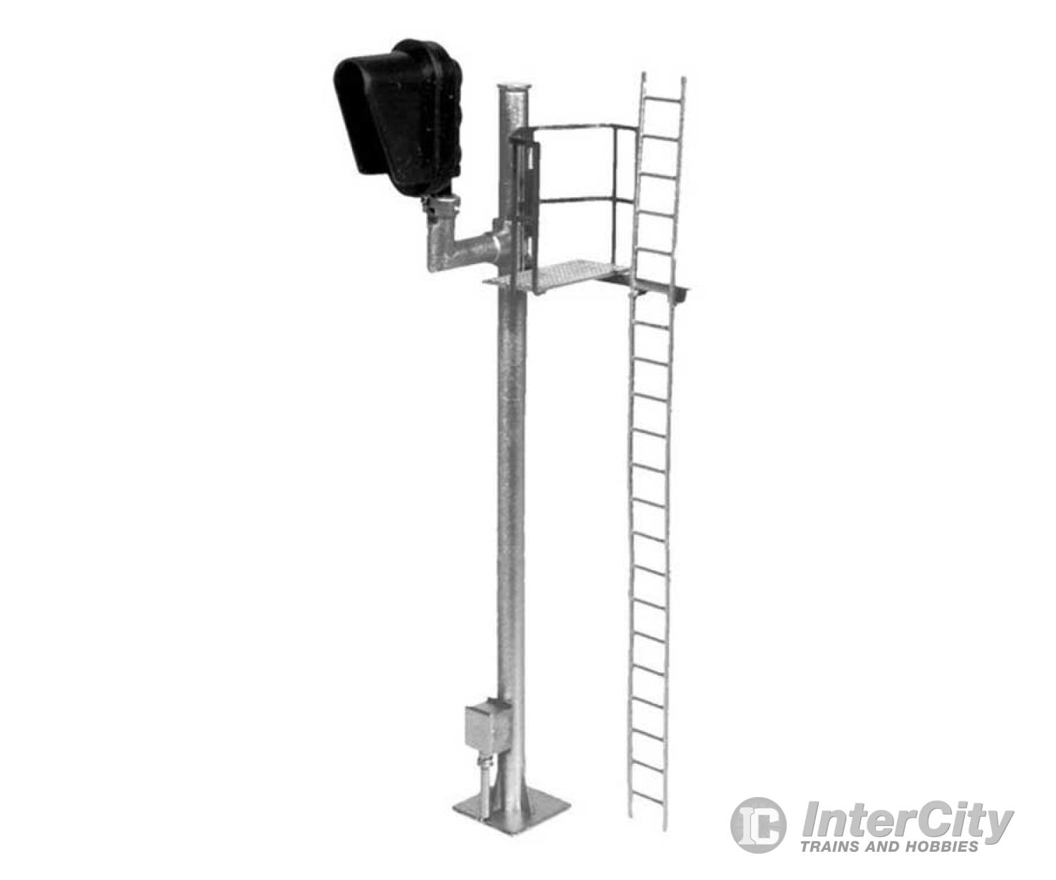 Atlas 70000095 Single-Head Modern Hooded Signal - All Scales System -- Right Hand Signals & Catenary