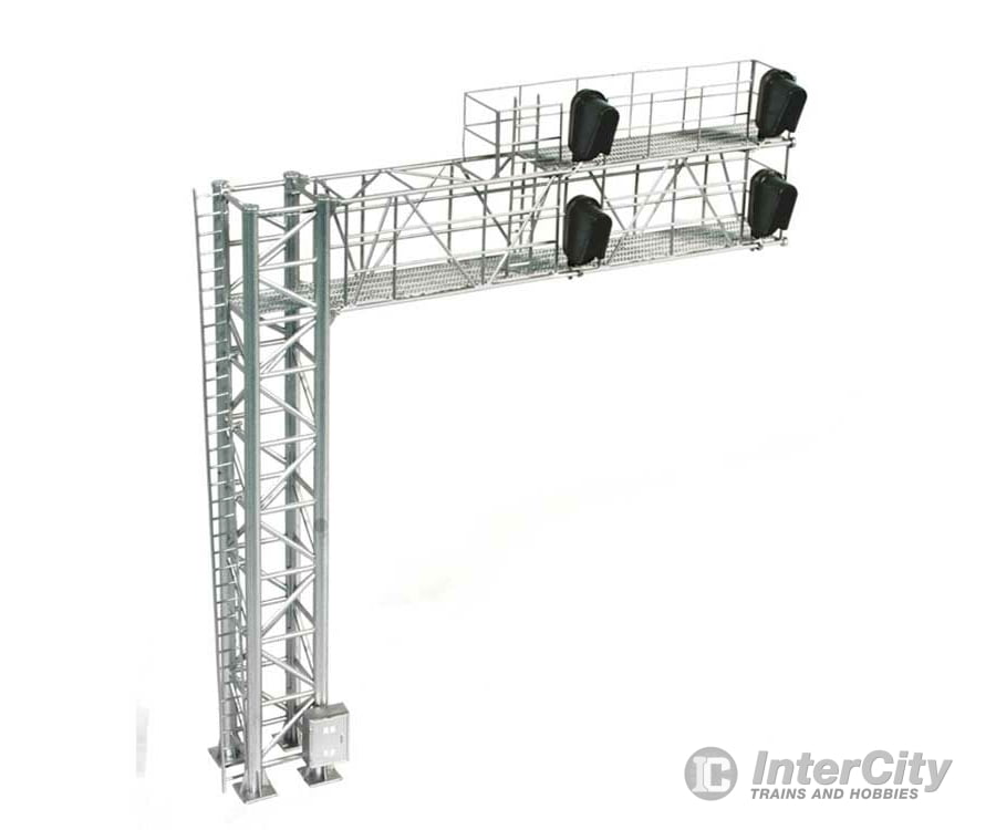 Atlas 70000098 2-Track Modern Cantilever Signal Bridge - All Scales System -- 4 Heads Left-Hand
