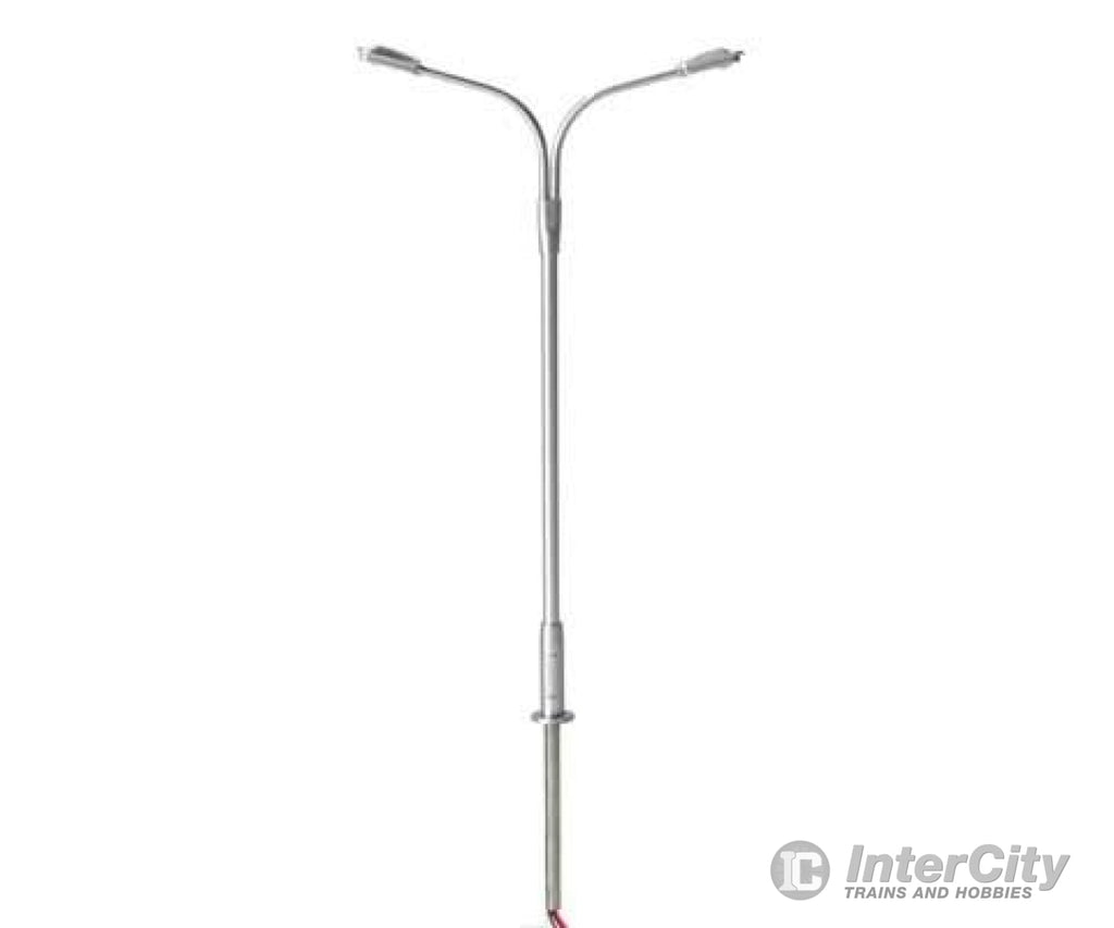 Atlas 70000151 Double-Arm Streetlight 3-Pack - Warm White Led -- Gray Lights & Electronics