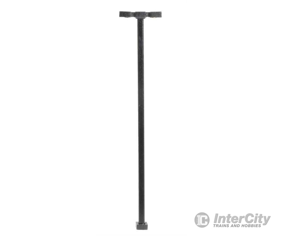 Atlas 70000193 Double-Arm Square Led Light 3-Pack -- Black (Warm White Led) 30 Scale Feet Tall