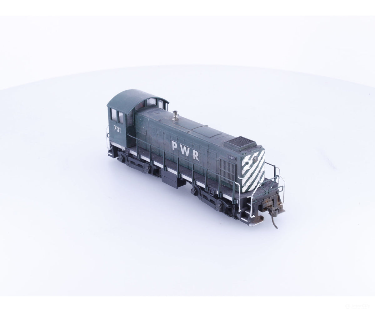 Atlas 701 HO S-2 Diesel Locomotive Pacific Western Railway (PWR) 701 DCC - Locomotives