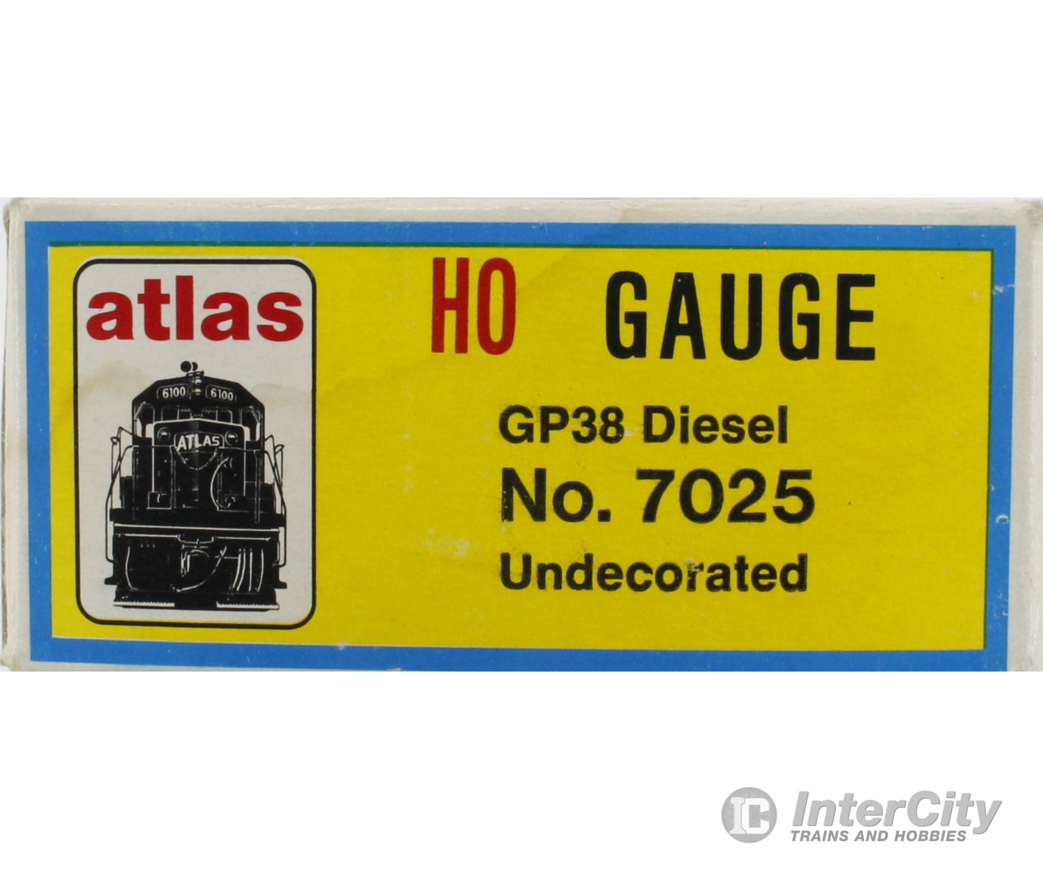 Atlas 7025 Ho Gp38 Locomotive Undecorated Analog Dc Locomotives