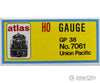 Atlas 7061 Ho Gp 38 Locomotive Union Pacific (Up) 2048 Analog Dc Locomotives