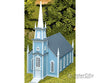 Atlas 708 19Th Century Church - Kit -- 9-1/2 X 4-3/4 10-3/4 23.8 11.9 26.9Cm Structures
