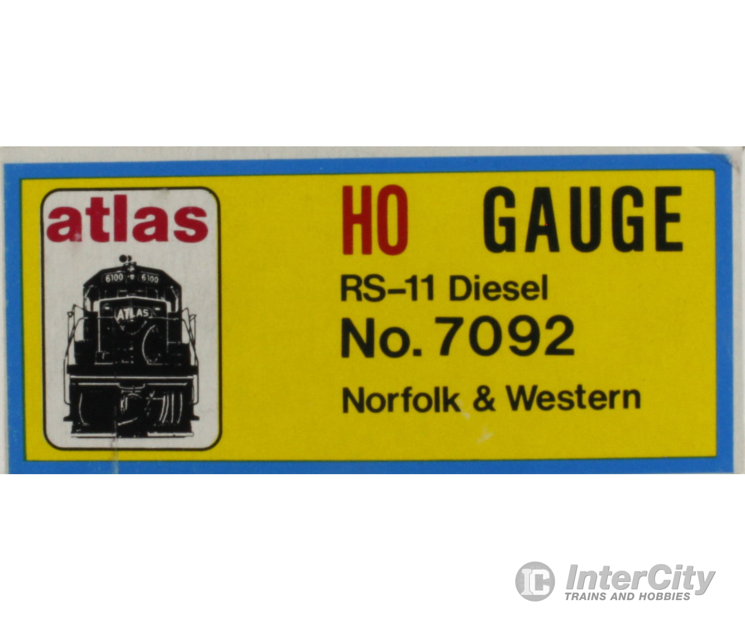 Atlas 7092 Ho Rs-11 Locomotive Norfolk & Western (Nw) 345 Analog Dc Locomotives