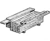 Atlas 791 Scale Lumber Freight Loads & Containers