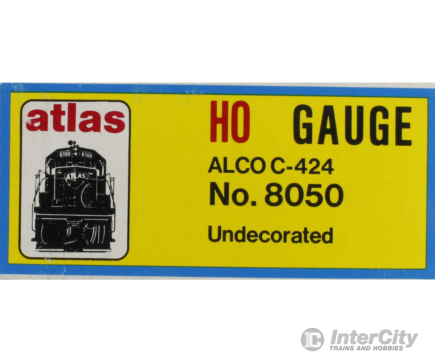 Atlas 8050 Ho Alco C-424 Locomotive Undecorated Analog Dc Locomotives