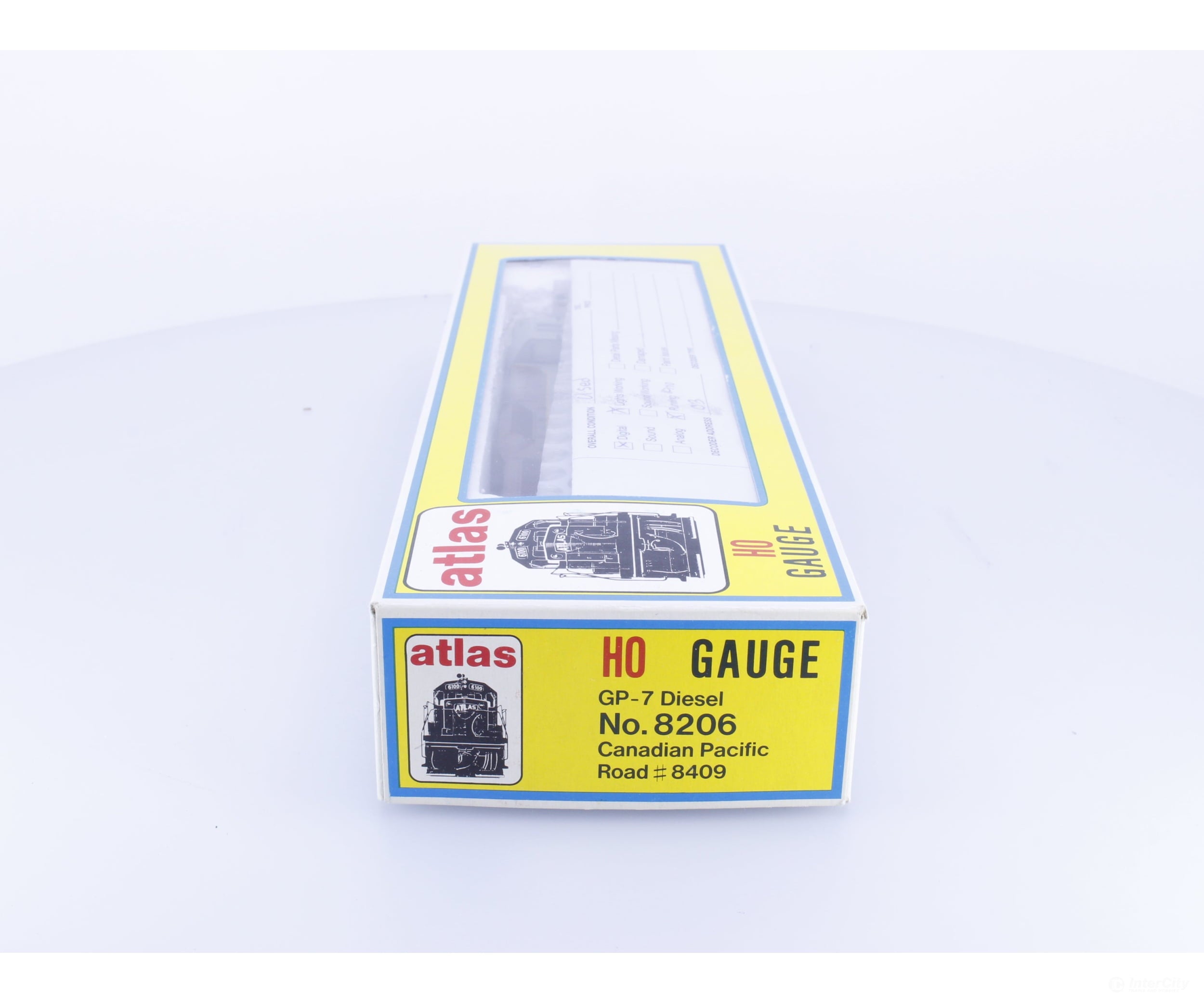 Atlas 8206 HO GP-7 Diesel Locomotive Canadian Pacific (CP) 8409 DCC - Locomotives