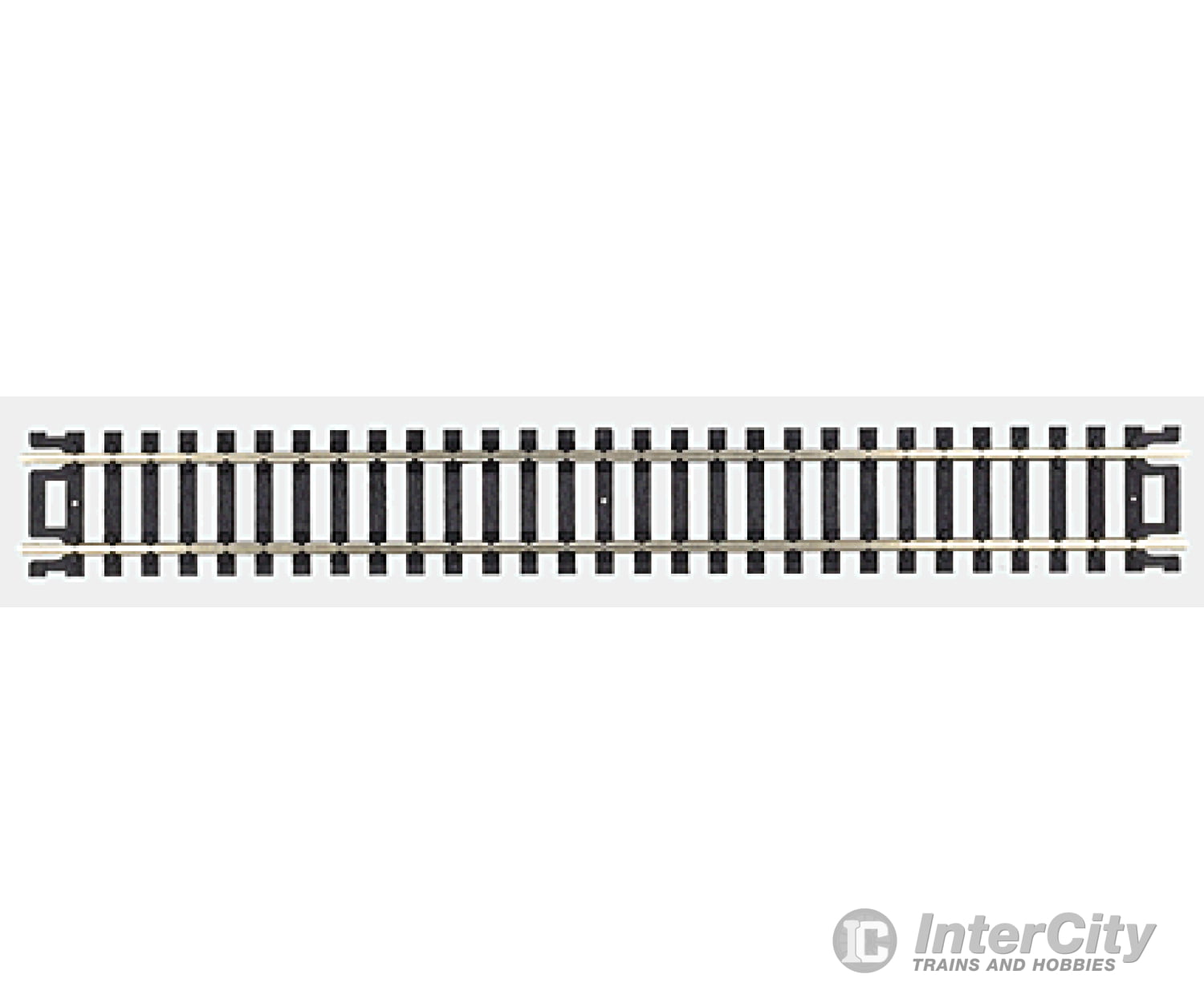 Atlas 821 Straight Snap-Track(R) Nickel-Silver Rail -- 9 22.9Cm (Black Ties) Pkg(6) Track & Turnouts